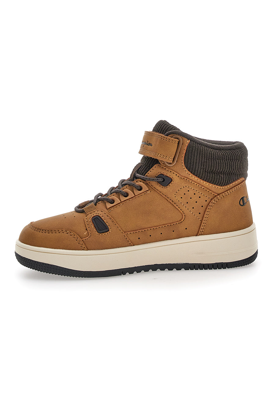 Sneakers Mid-Cut Marroni con Velcro CHAMPION RB18 MID CORD B PS