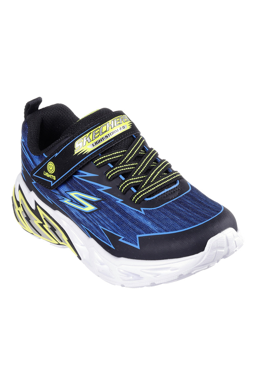 Sneakers Nere e Blu Con Luci Skechers Lights Storm 2 Bolt-Brights