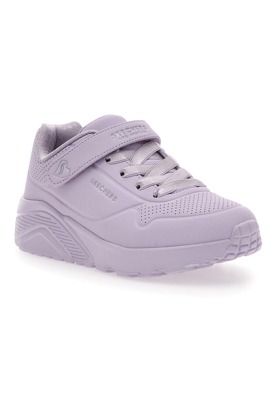 Sneakers Lilla Con Strappo In Velcro Skechers Uno Lite Frosty Vibe