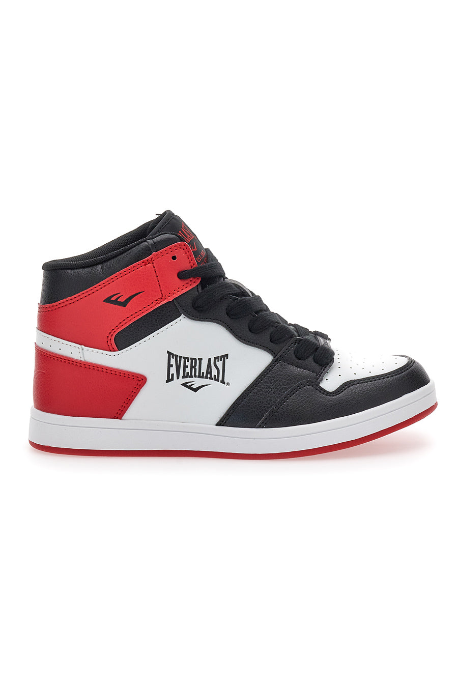 Sneakers Mid-Cut Bianche Nere e Rosse Con Lacci Everlast 716