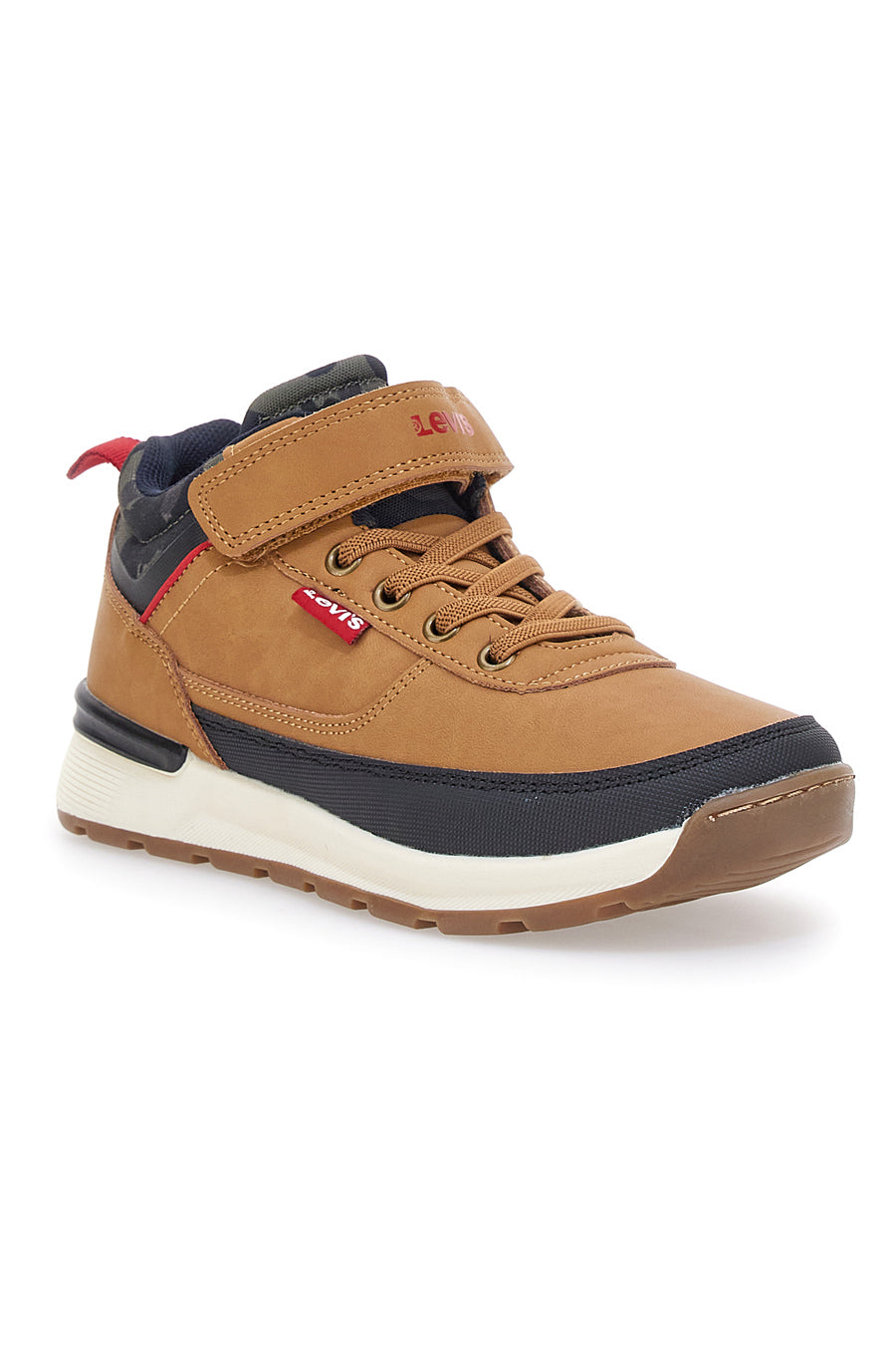 Sneakers mid-cut camel con velcro LEVI'S ASCOT REFRESH