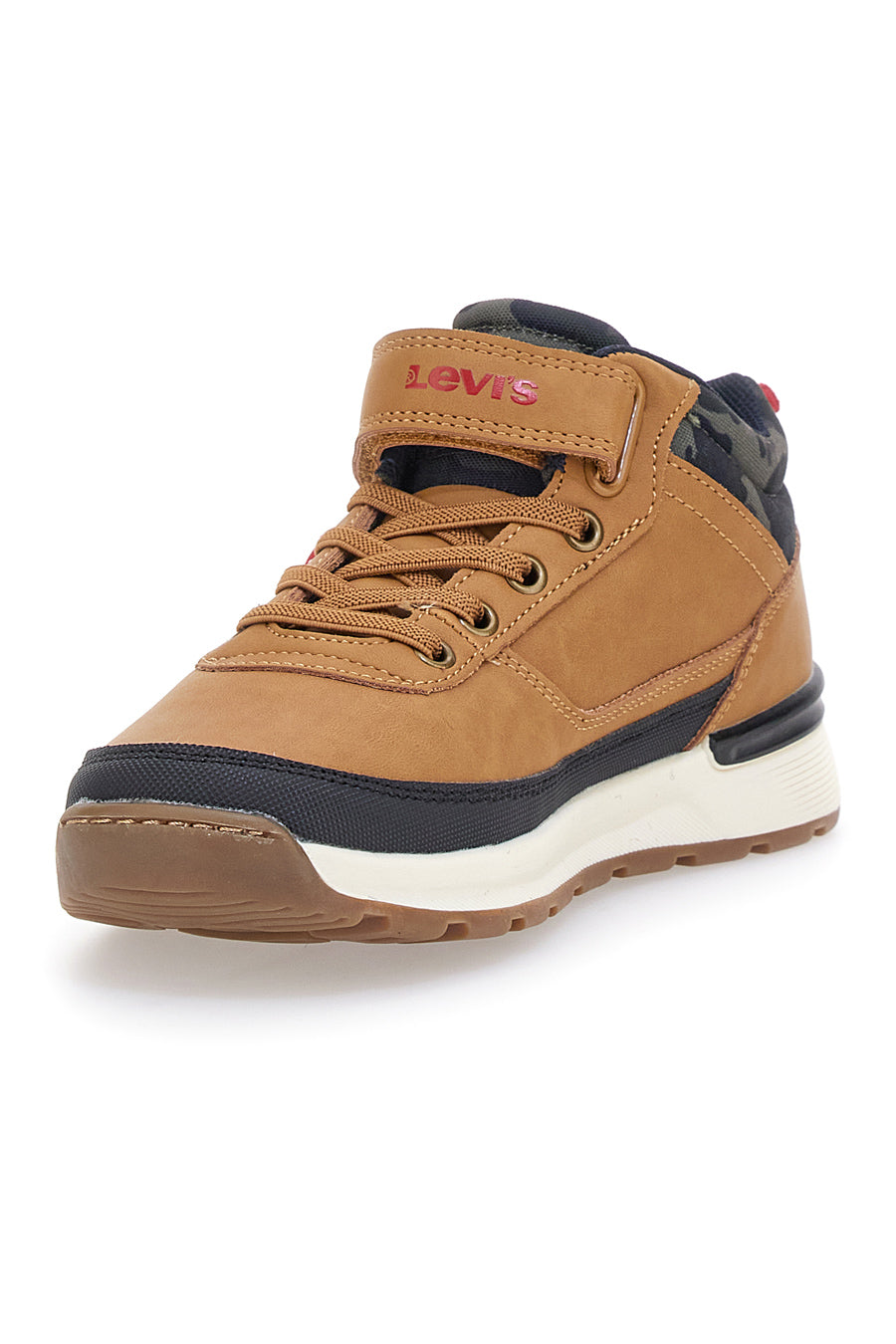 Sneakers mid-cut camel con velcro LEVI'S ASCOT REFRESH