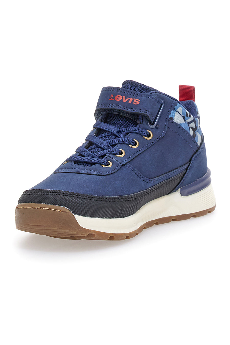 Sneakers mid-cut blu con velcro LEVI'S ASCOT REFRESH