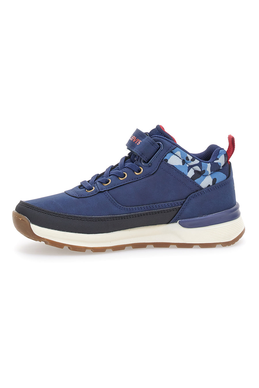 Sneakers mid-cut blu con velcro LEVI'S ASCOT REFRESH