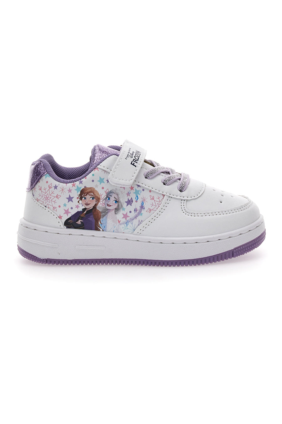 Sneakers bianche con strappi e stampa DISNEY FROZEN D4310474S