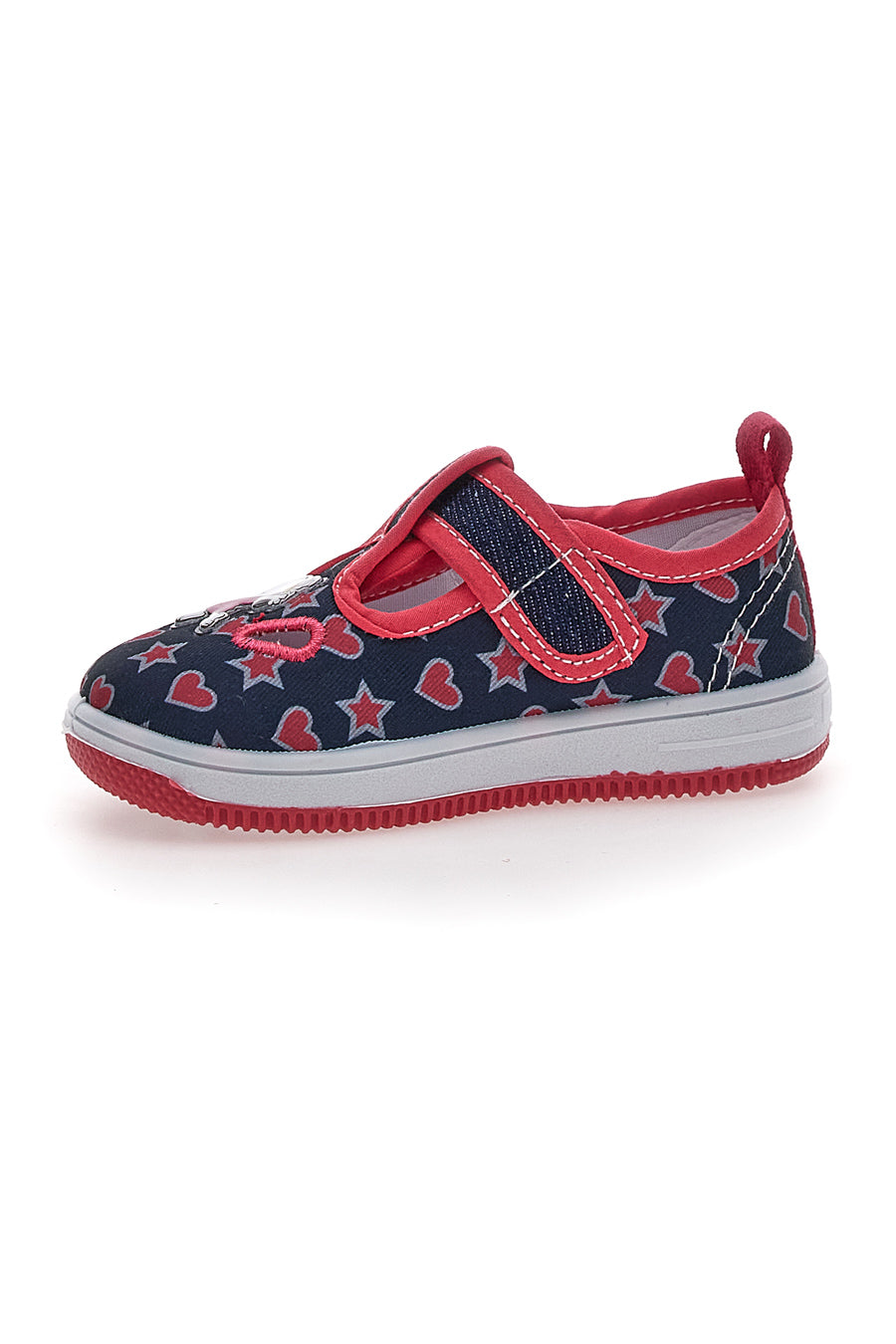 Scarpe Primi Passi Jeans e Fucsia in Tela Snoopy 2216111