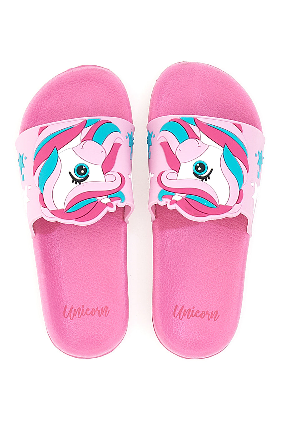 Rosa Gummipantoffeln mit Disney Einhorn 8010082