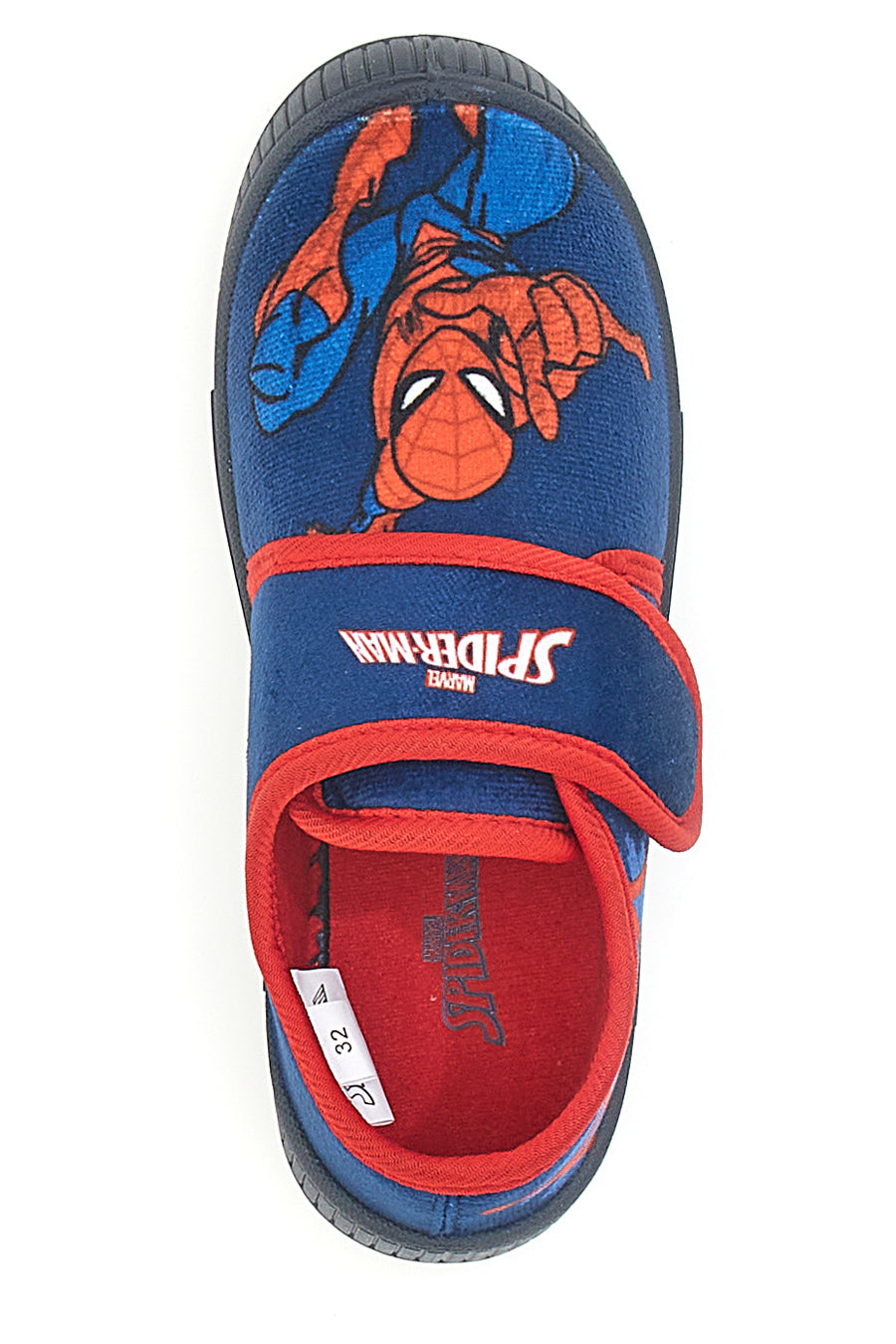 Pantofole chiuse Blu Con Strappo in Velcro Spiderman 12SP4S24LB