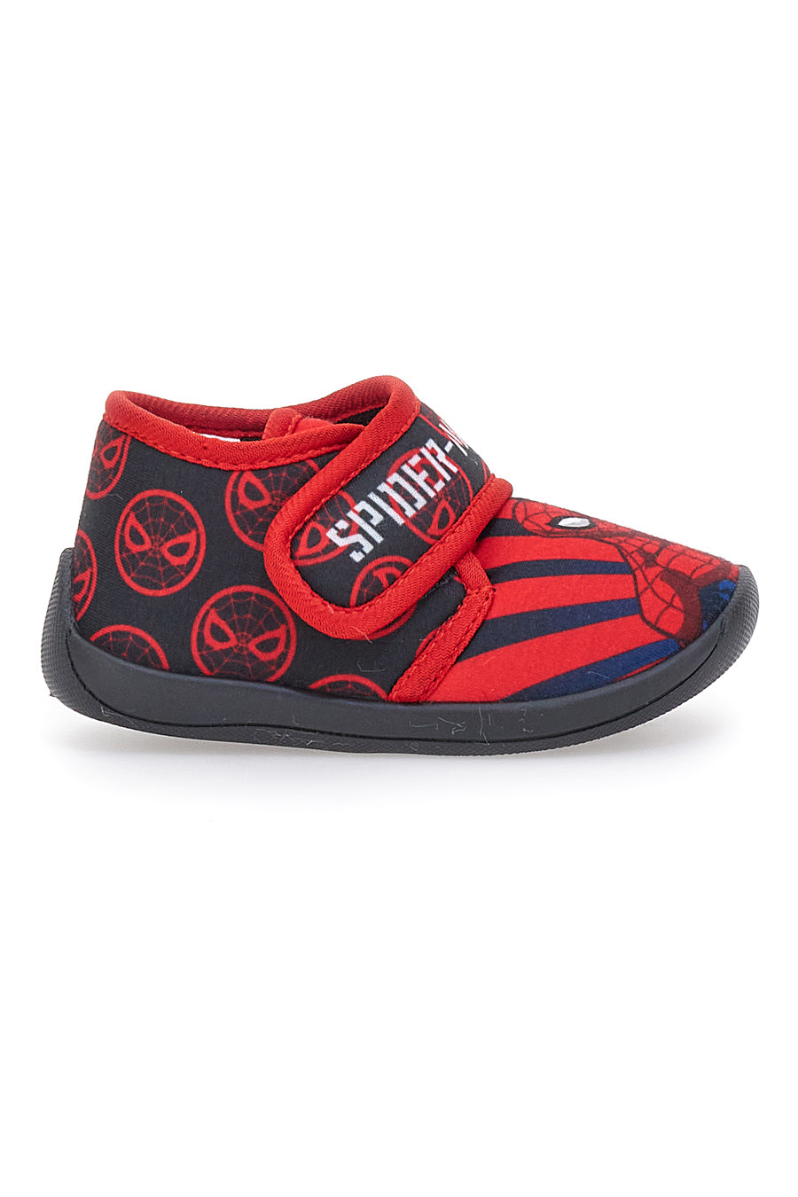 Pantofole Rosse e Nere Con Strappo in Velcro SPIDERMAN M07327