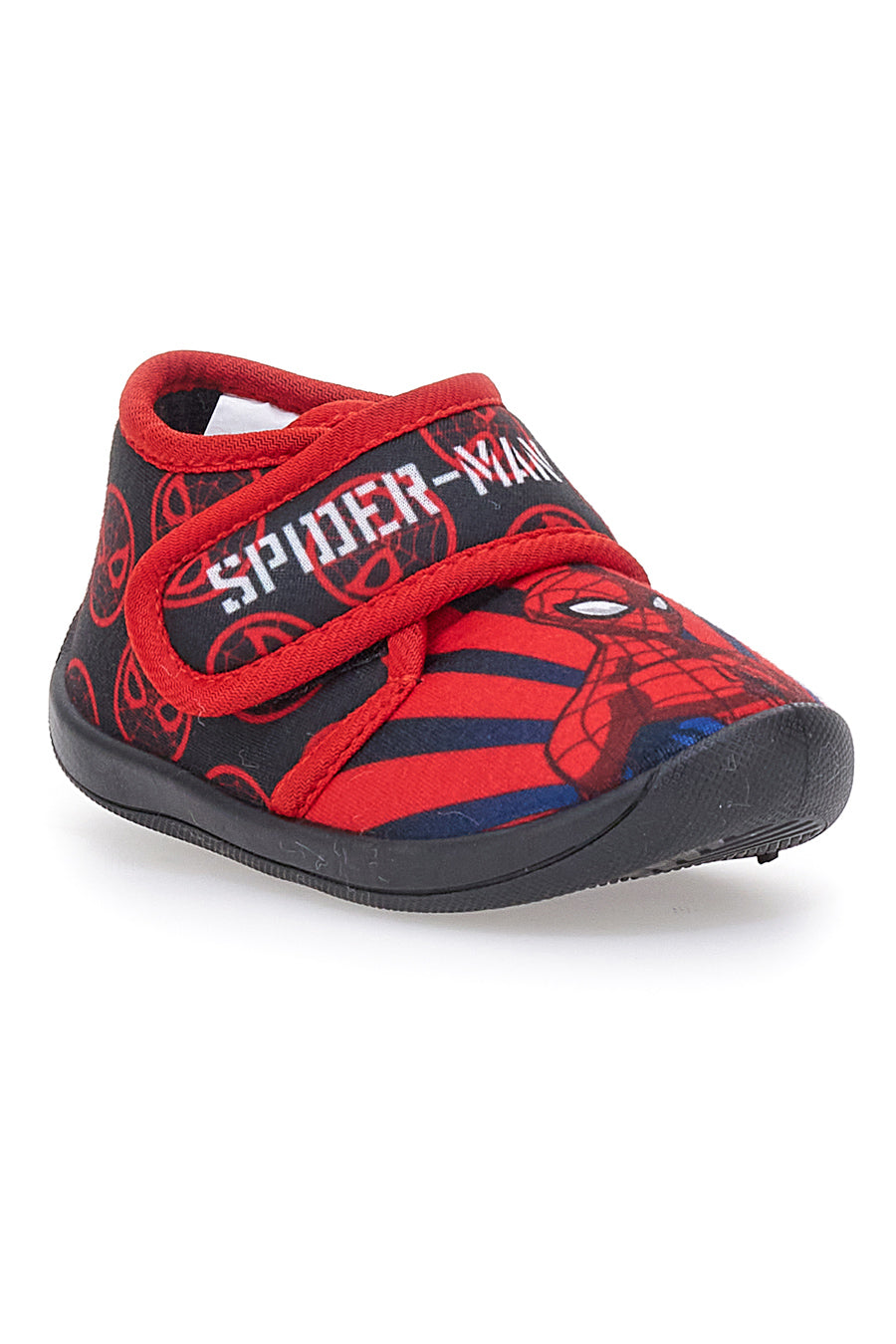 Pantofole Rosse e Nere Con Strappo in Velcro SPIDERMAN M07327