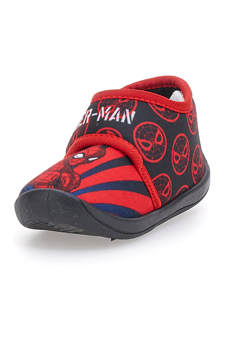 Pantofole Rosse e Nere Con Strappo in Velcro SPIDERMAN M07327