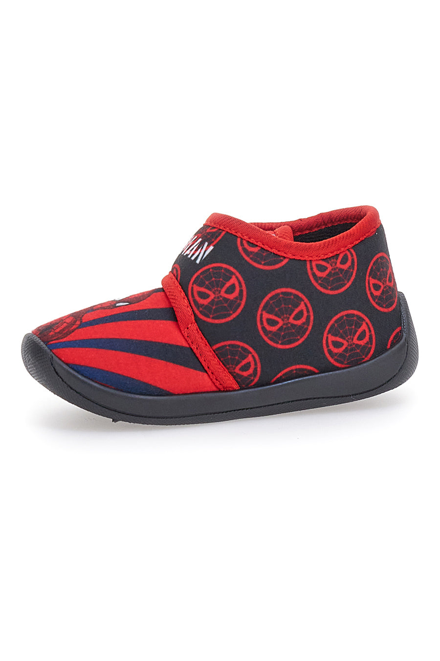 Pantofole Rosse e Nere Con Strappo in Velcro SPIDERMAN M07327