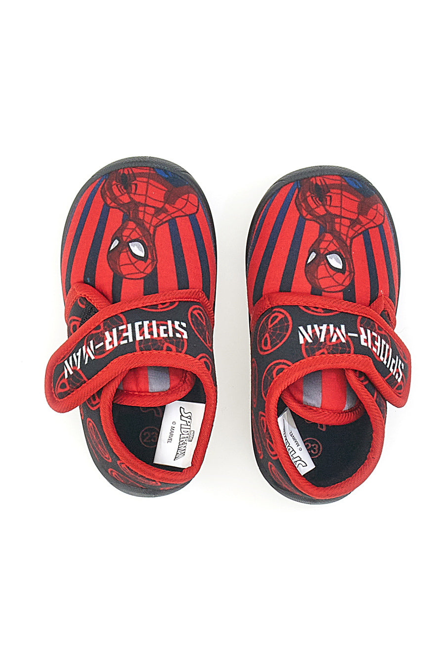 Pantofole Rosse e Nere Con Strappo in Velcro SPIDERMAN M07327