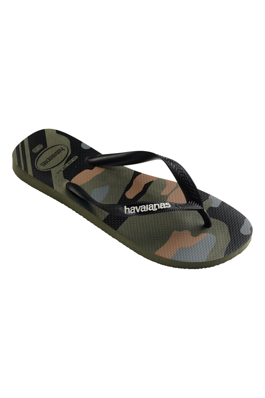 Ciabatte Infradito Verde Militare In Gomma Havaianas Top Camu