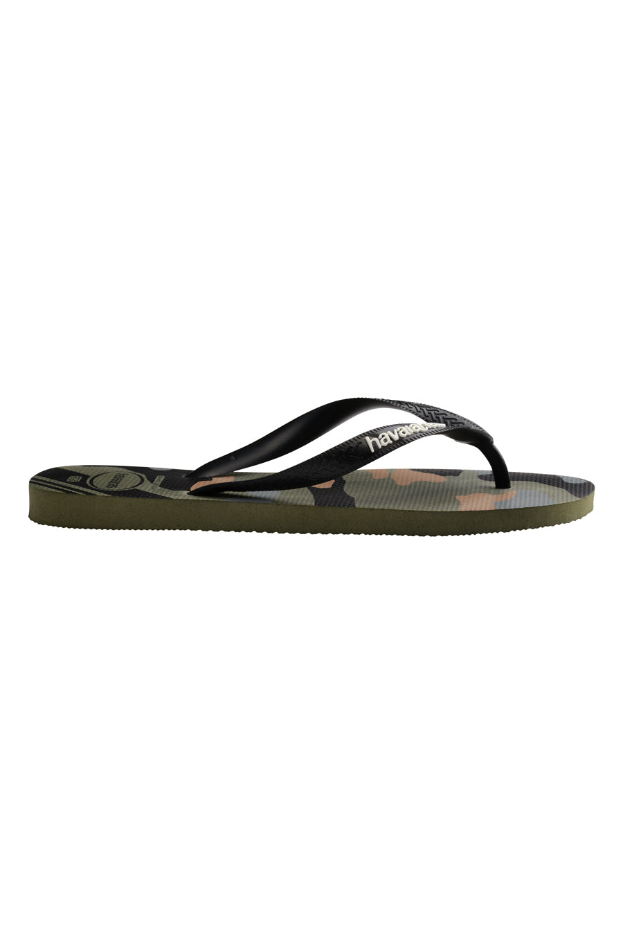 Ciabatte Infradito Verde Militare In Gomma Havaianas Top Camu