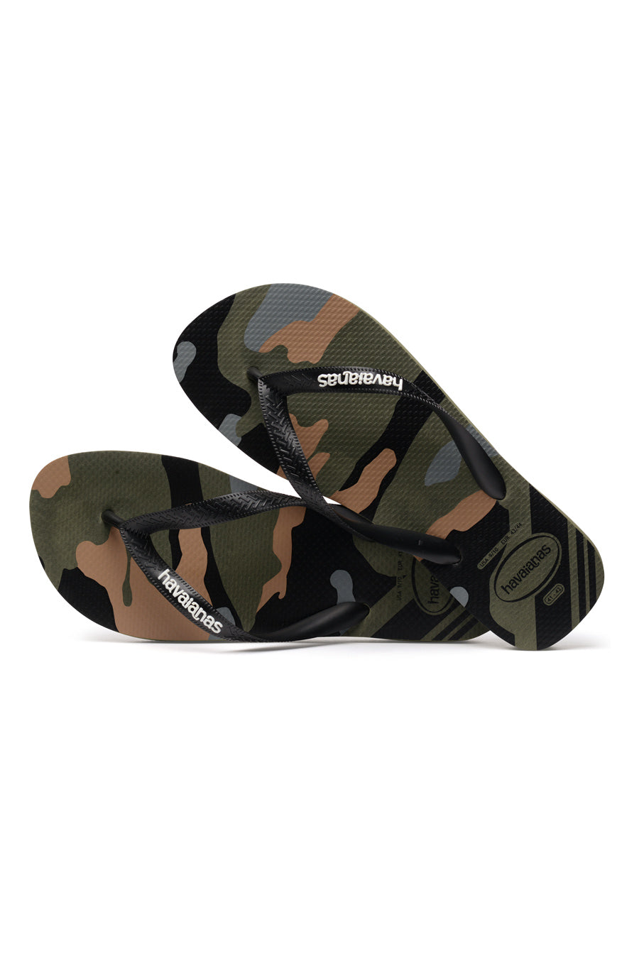 Ciabatte Infradito Verde Militare In Gomma Havaianas Top Camu