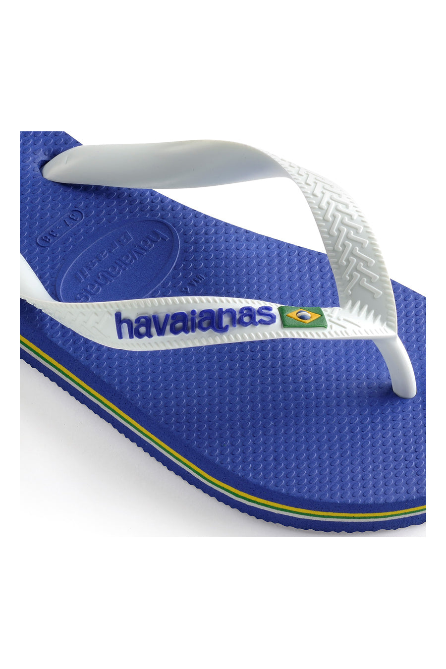 Ciabatte Infradito Blu Havaianas Brasil Logo