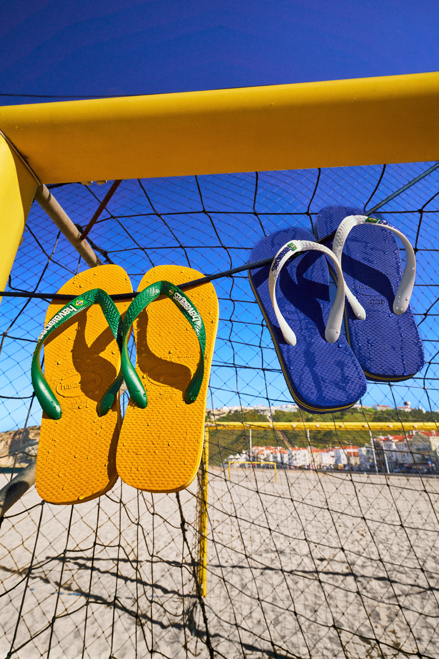 Ciabatte Infradito Blu Havaianas Brasil Logo