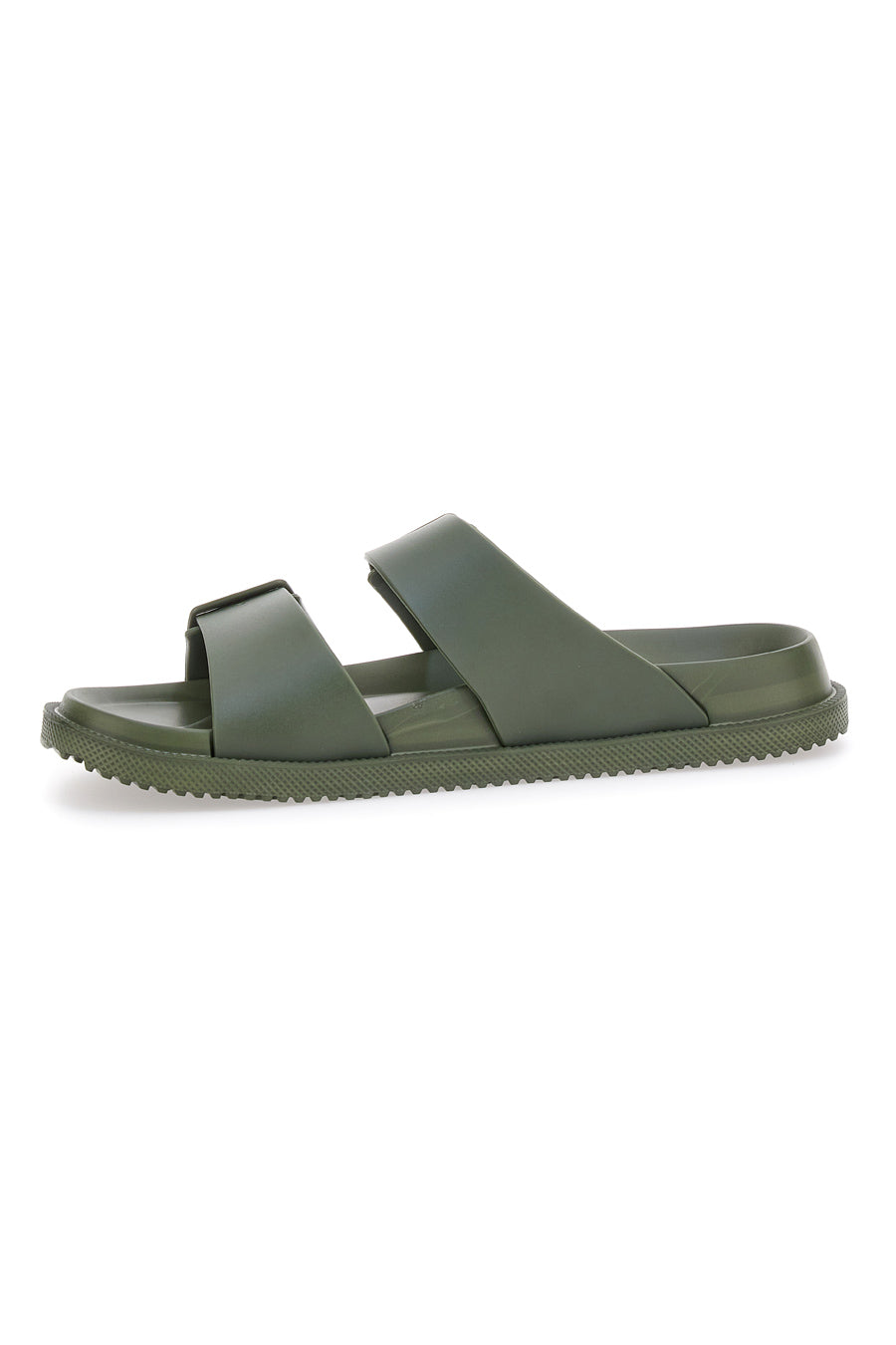 Ciabatte Verde Militare Con Doppia Fascia 2T2L 72593