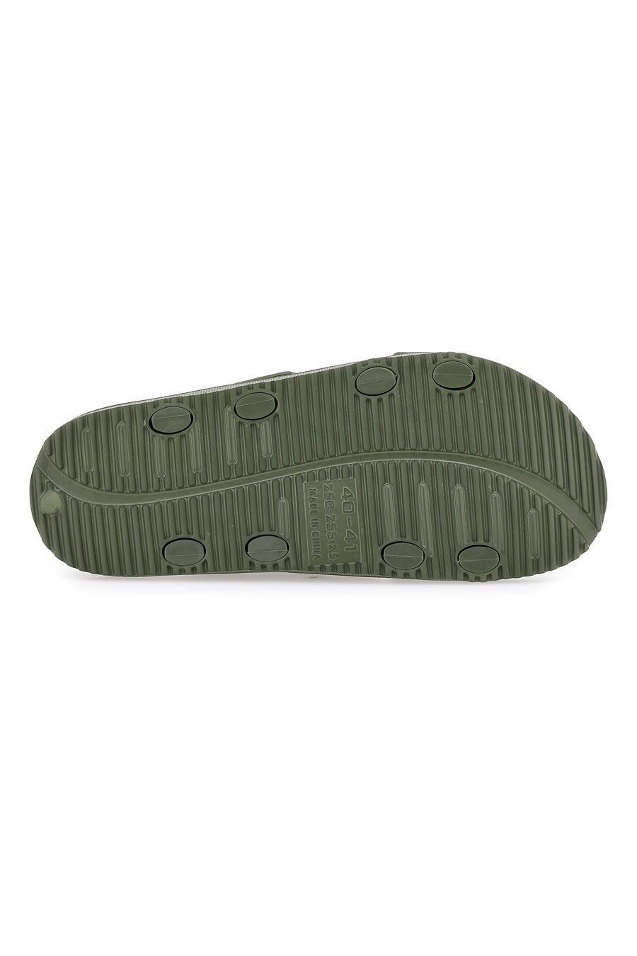 Ciabatte Verde Militare Con Doppia Fascia 2T2L 72593