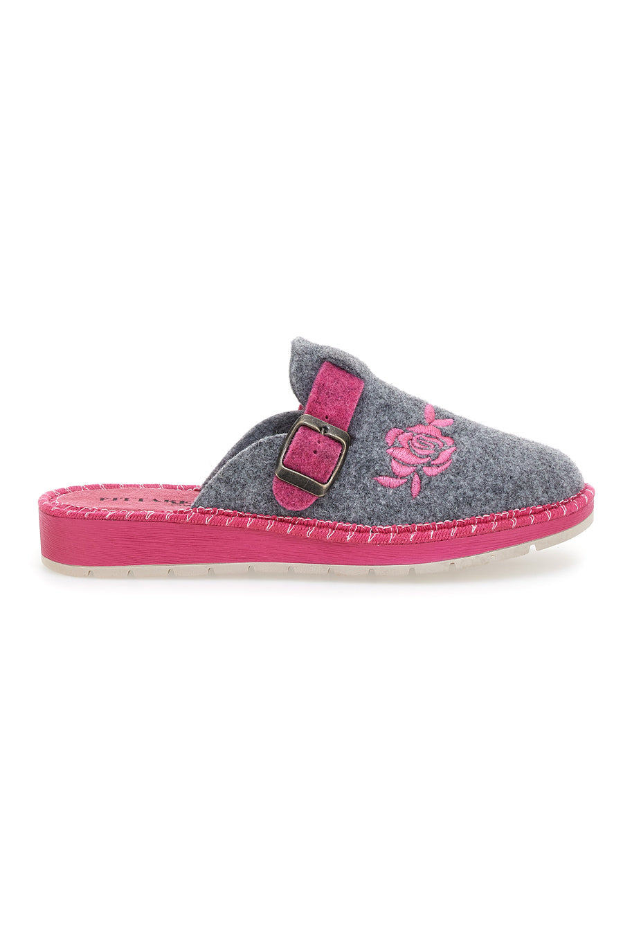 Pantofole Grigie e Rosa Pittarello Love 523