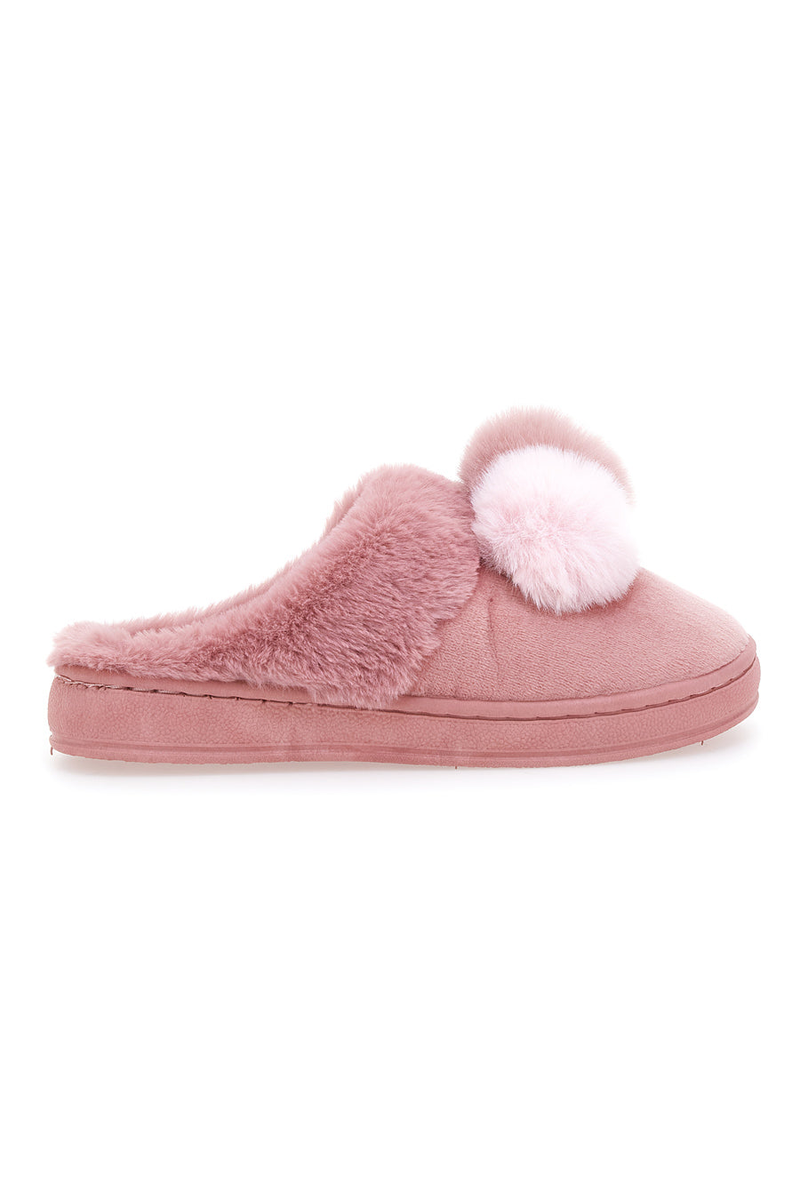 Pantofole Rosa con Pom Pon Coveri Word 233252