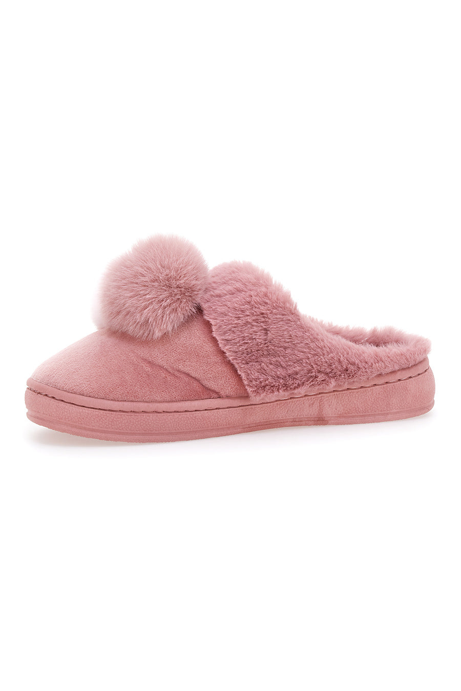 Pantofole Rosa con Pom Pon Coveri Word 233252