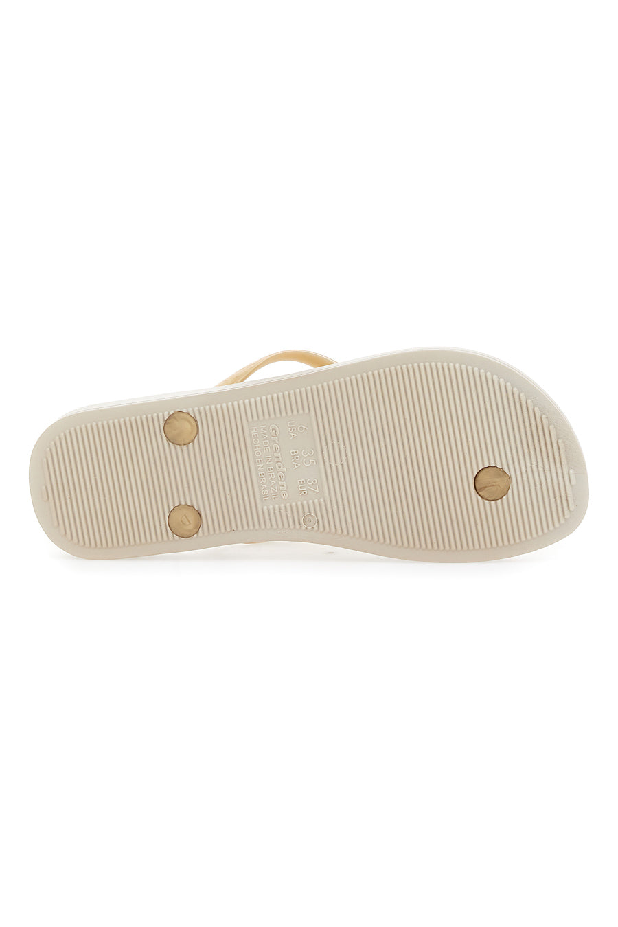 Ciabatte Infradito Beige/Gold Ipanema Anatomica Tan Fem