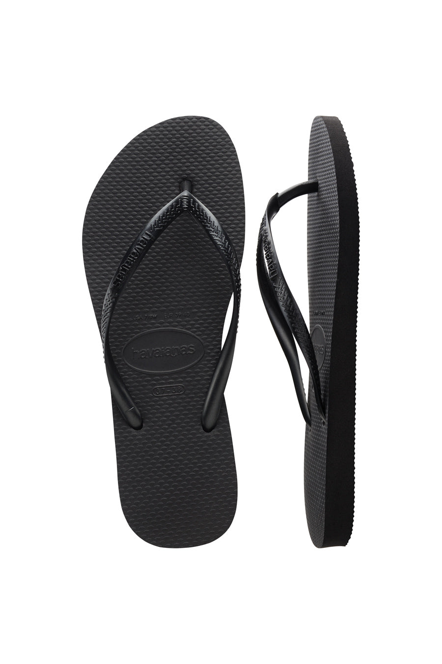 Ciabatte Infradito Nere Havaianas Slim Fc