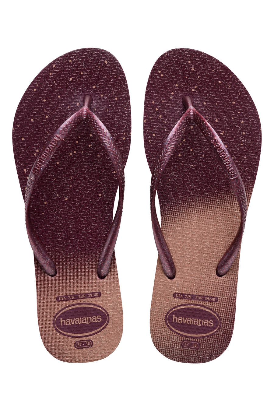 Ciabatte Infradito Purple In Gomma Havaianas Slim Gloss Fc