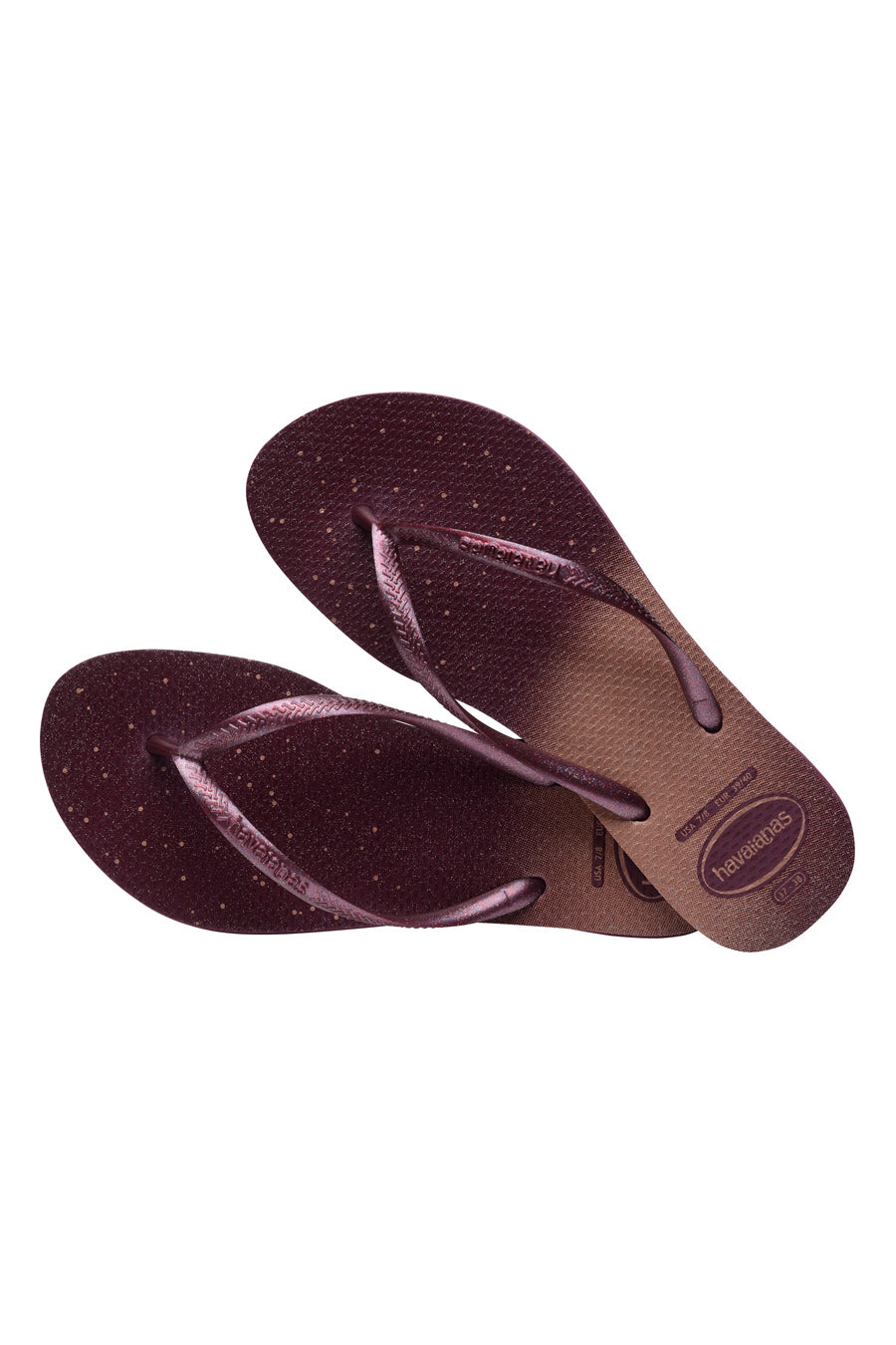 Ciabatte Infradito Purple In Gomma Havaianas Slim Gloss Fc