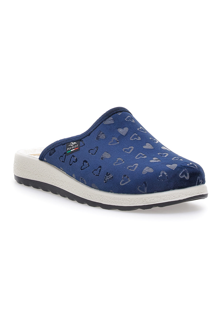 Pantofole blu con tomaia stretch FLY FLOT 5123