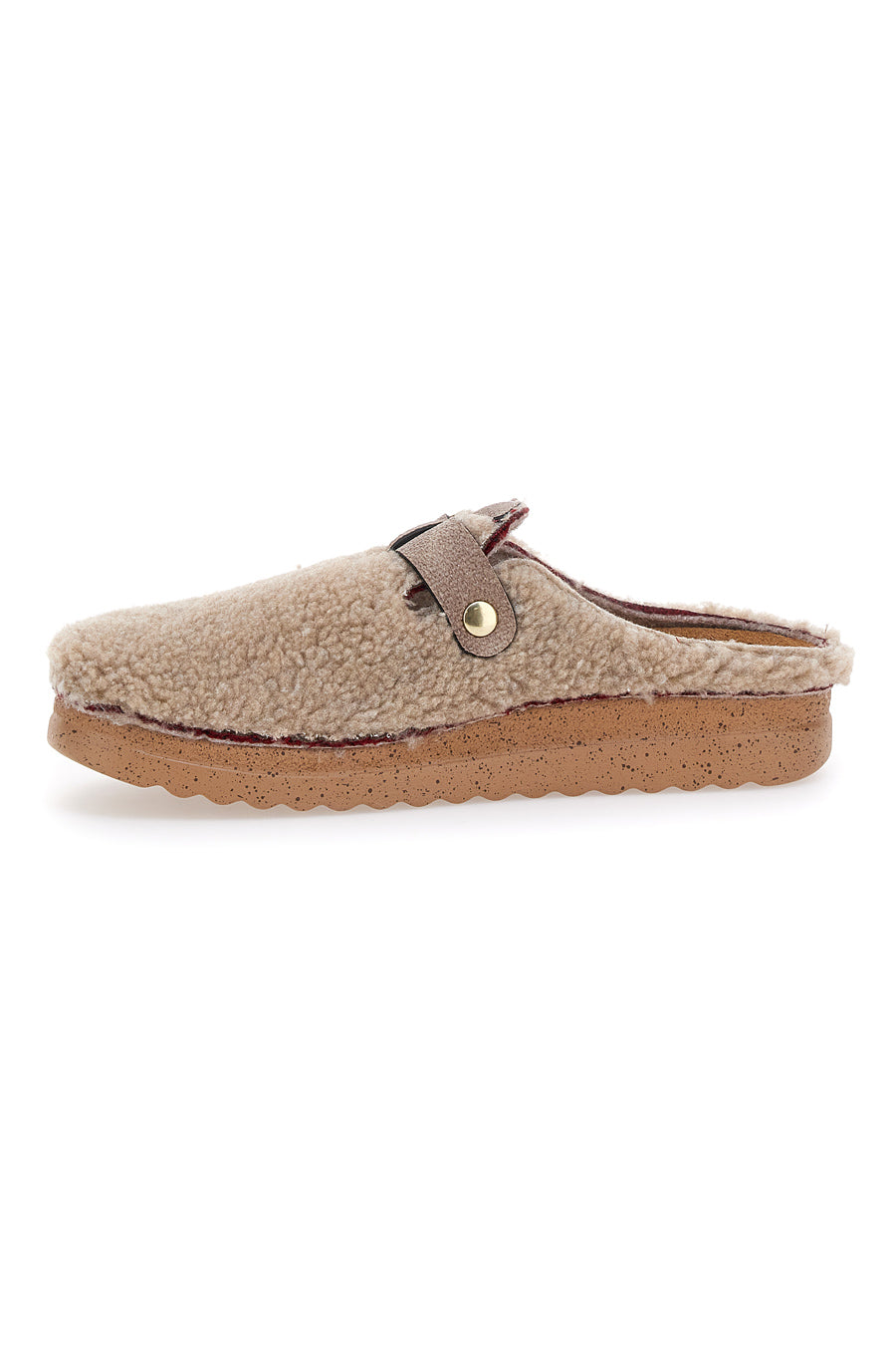 Pantofole beige con cinturino Plocadi 1913