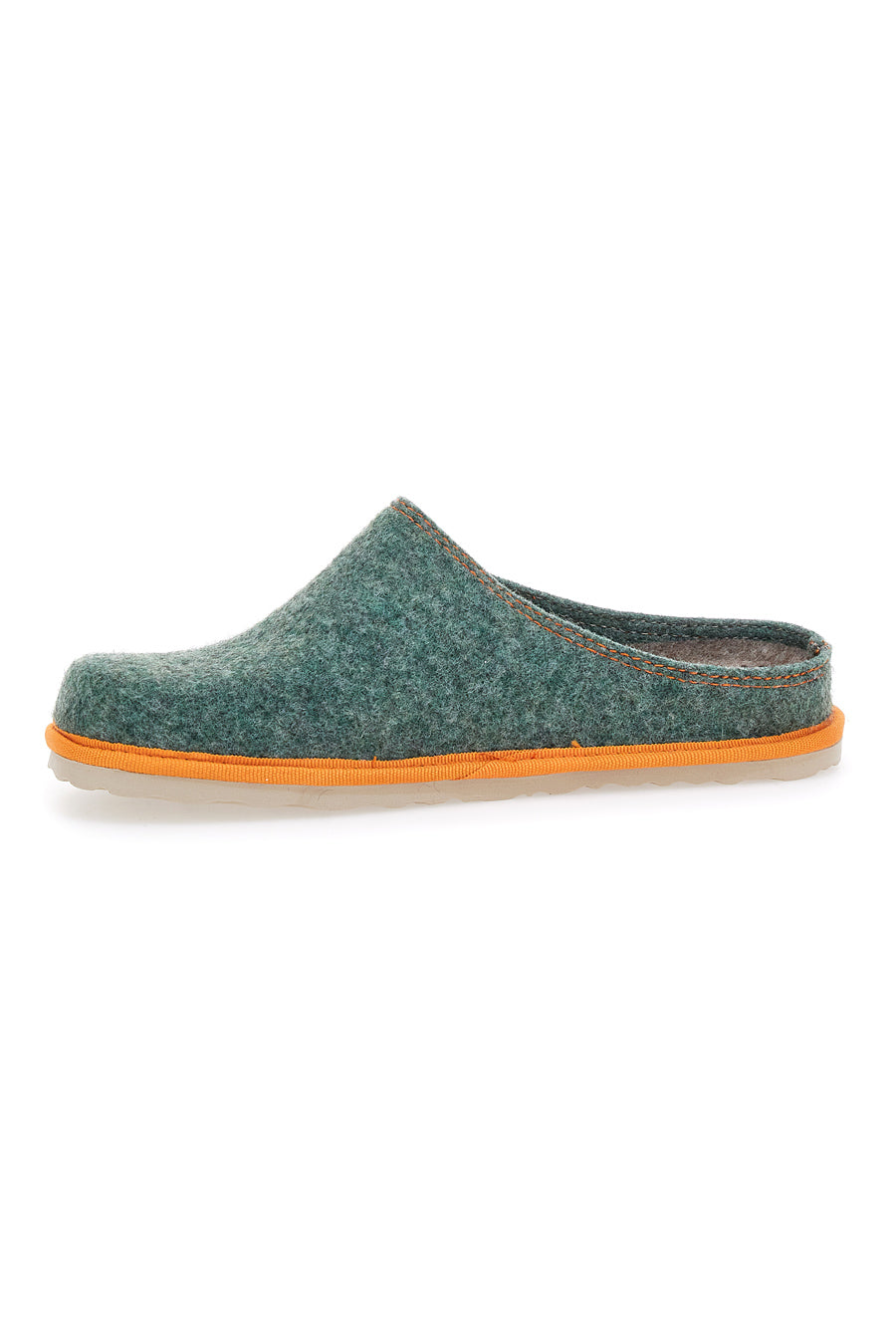 Pantofole verdi con bordo arancione INBLU 39 CS