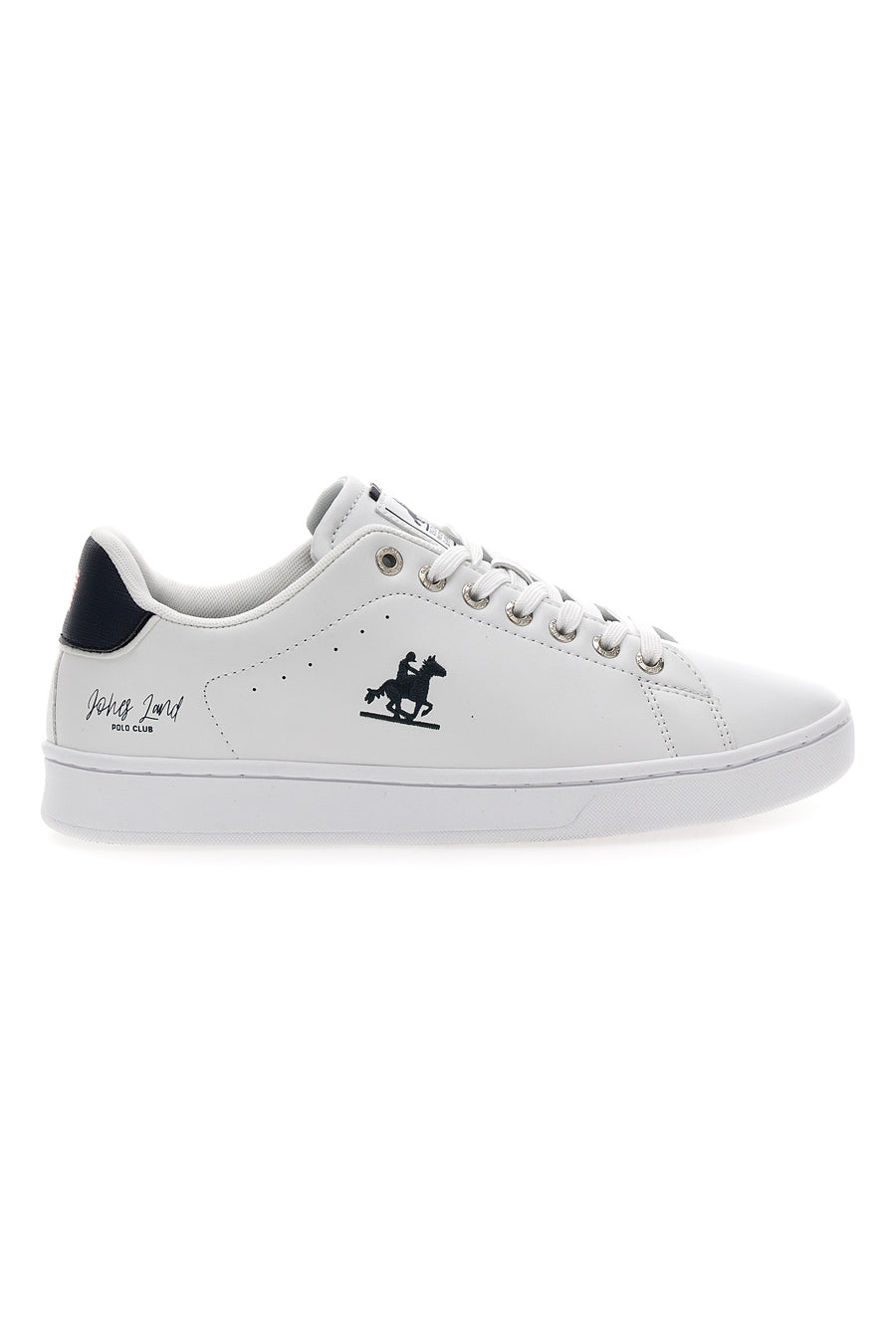 Sneakers Bianche con Logo Laterale Blu U.S. POLO CLUB EMPIRE LTX