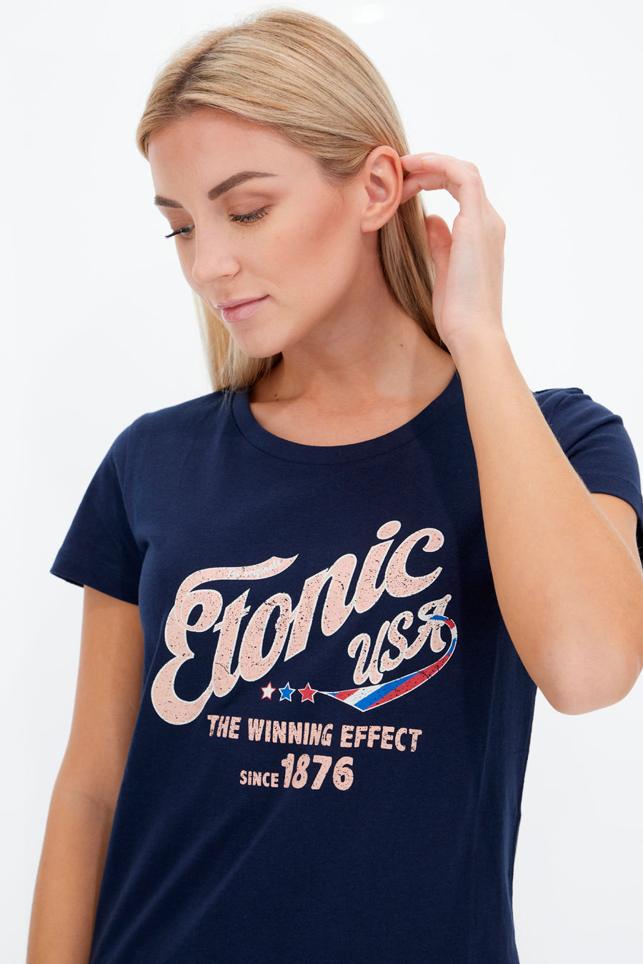 T-shirt girocollo Etonic W2002 Blu