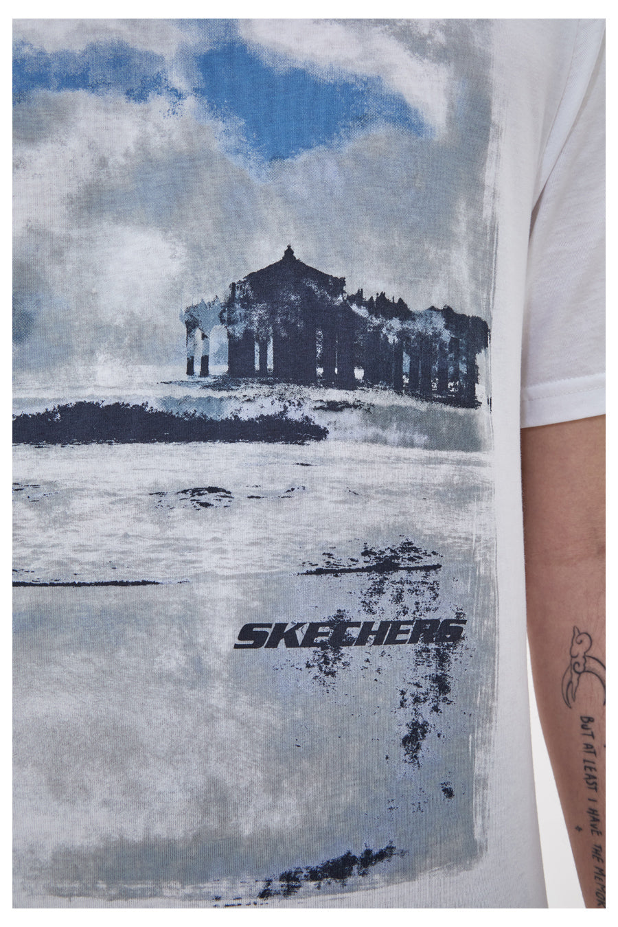 T-Shirt Skechers Wave Break Tee Bianca