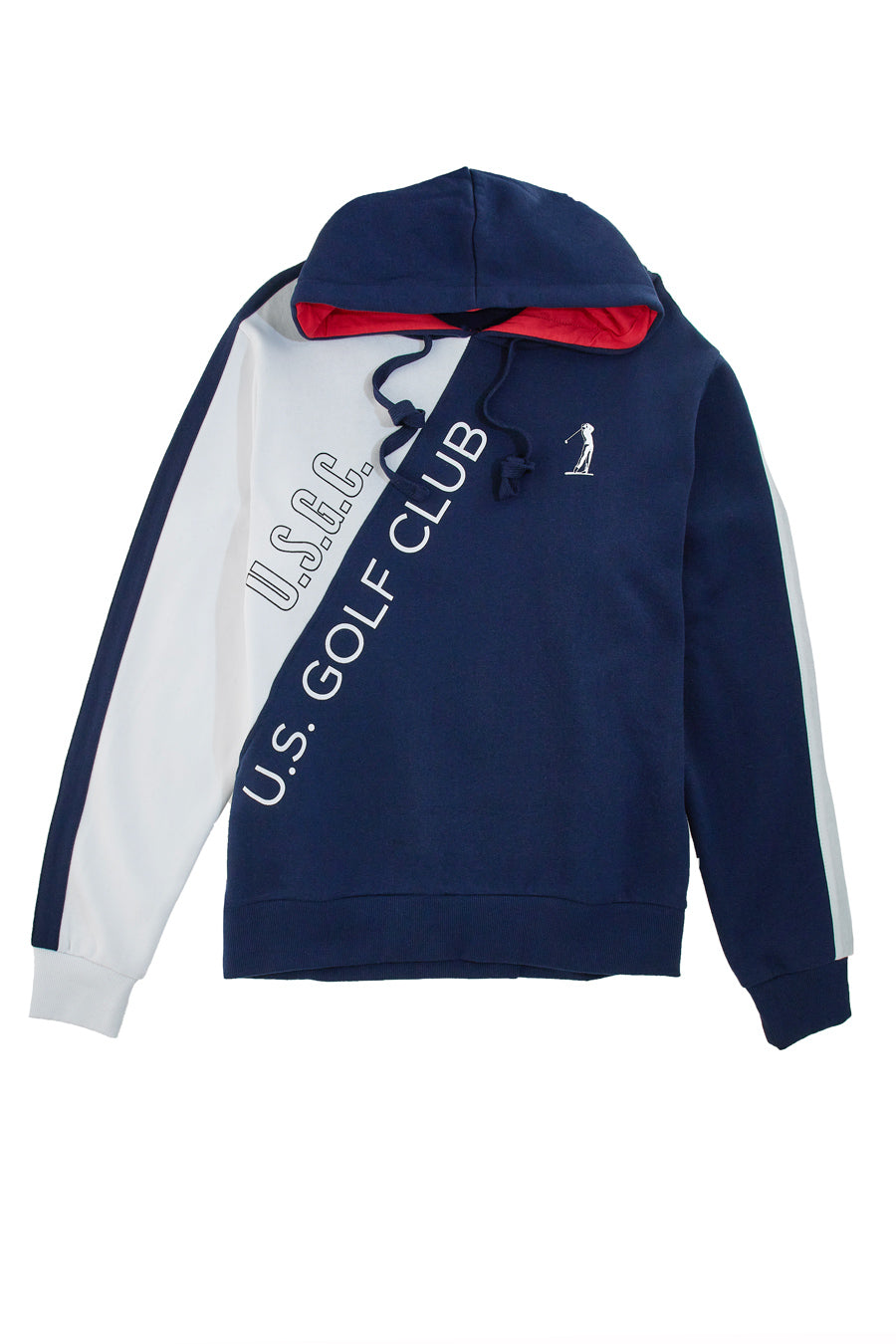 Felpe con Cappuccio Blu-Bianca-Rossa US Golf Club 1265