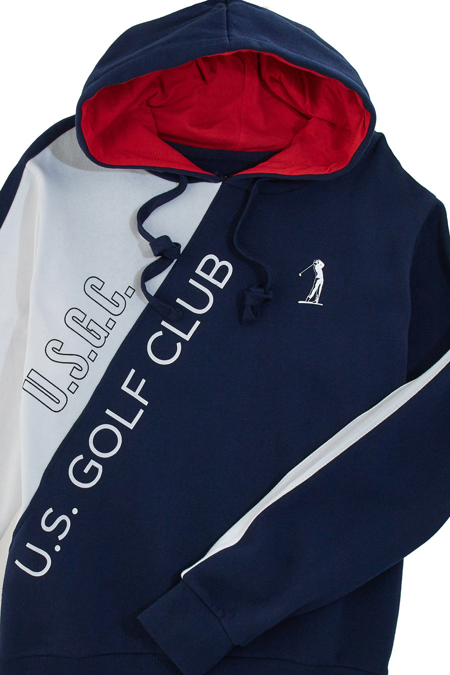 Felpe con Cappuccio Blu-Bianca-Rossa US Golf Club 1265