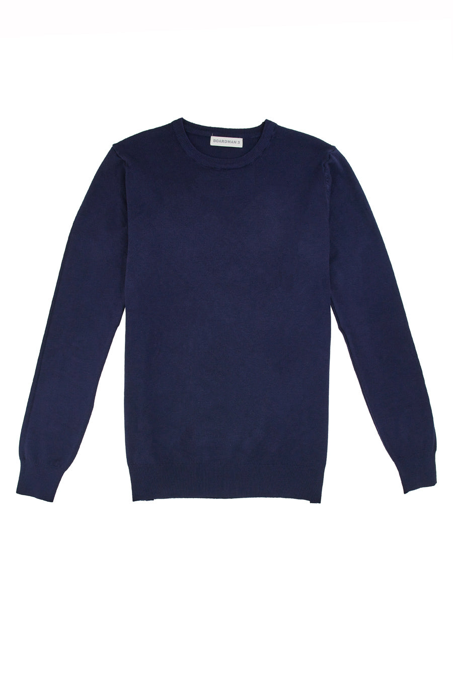 Blauer Pullover mit Rundhalsausschnitt von Boardman 2321