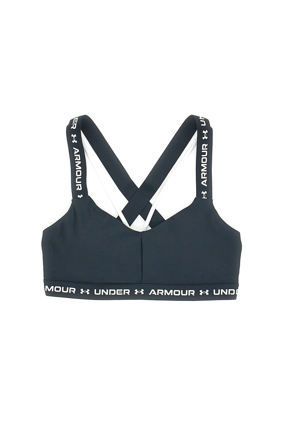 Top Nero Da Yoga Pilates Hiking Under Armour Crossback Low