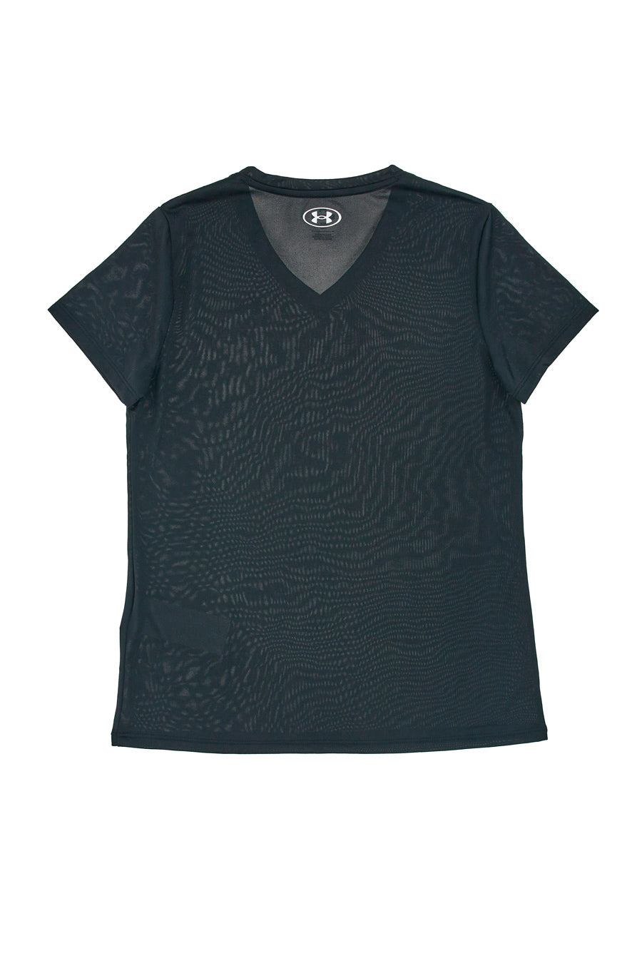 T-Shirt Nera Con Collo a V Under Armour Tech SSV Solid