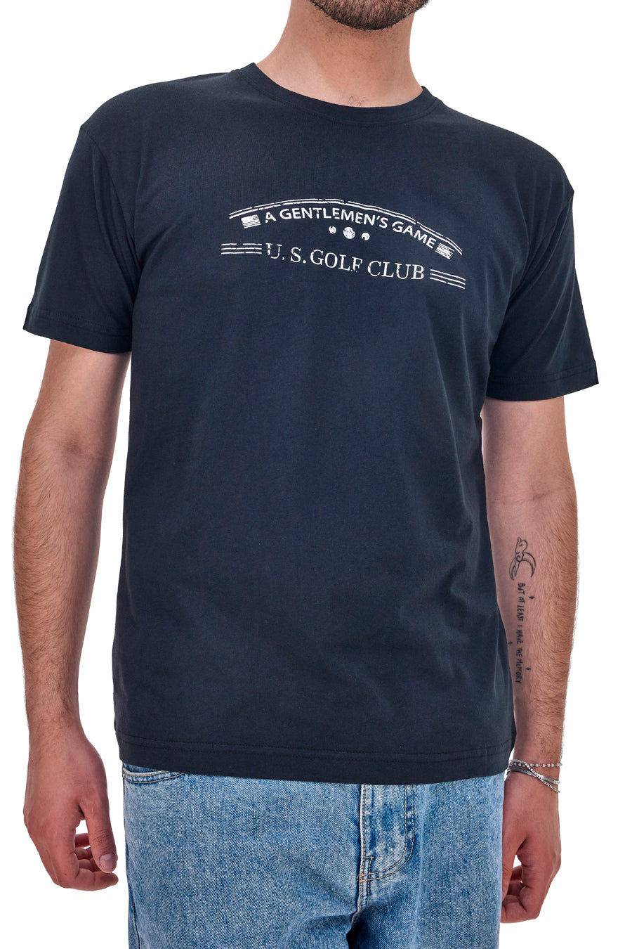 T-Shirt Blu Mezza Manica US Golf Club 1352