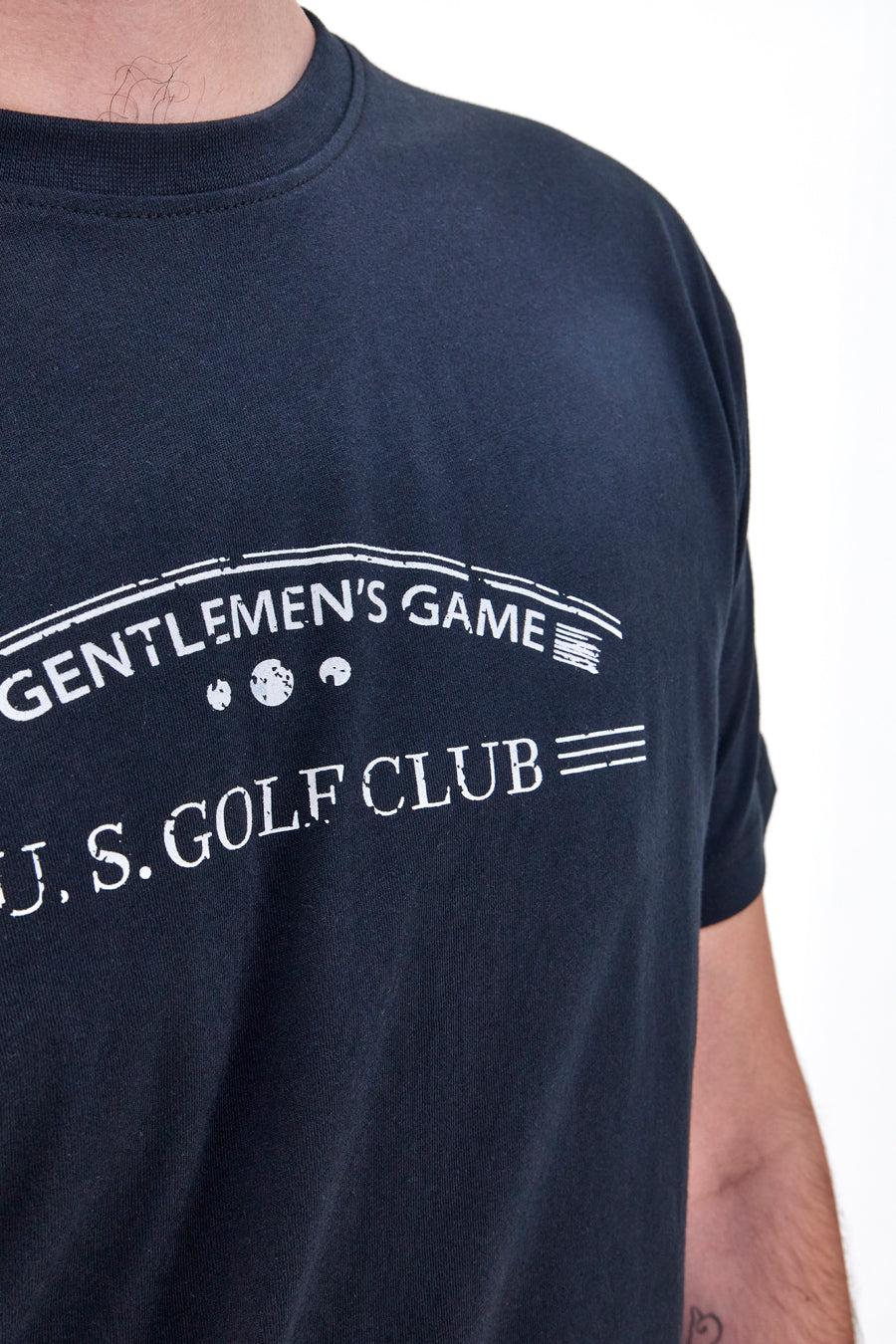 T-Shirt Blu Mezza Manica US Golf Club 1352