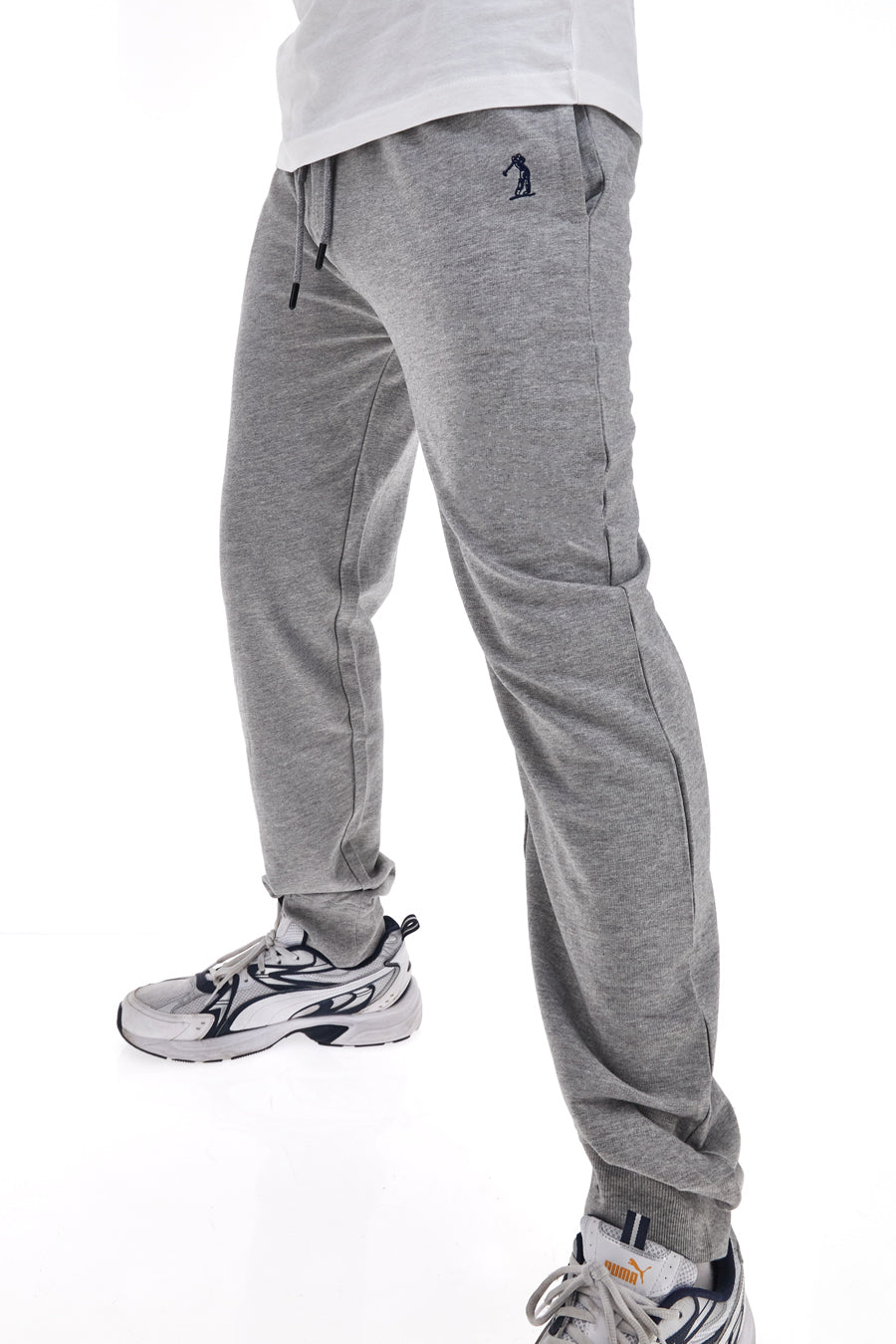 Pantaloni di Tuta con Polsino Grigio Melange US Golf Club 1237