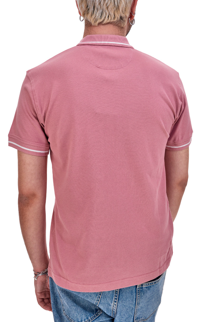 Polo Mezza Manica Rosa US Golf Club 1349