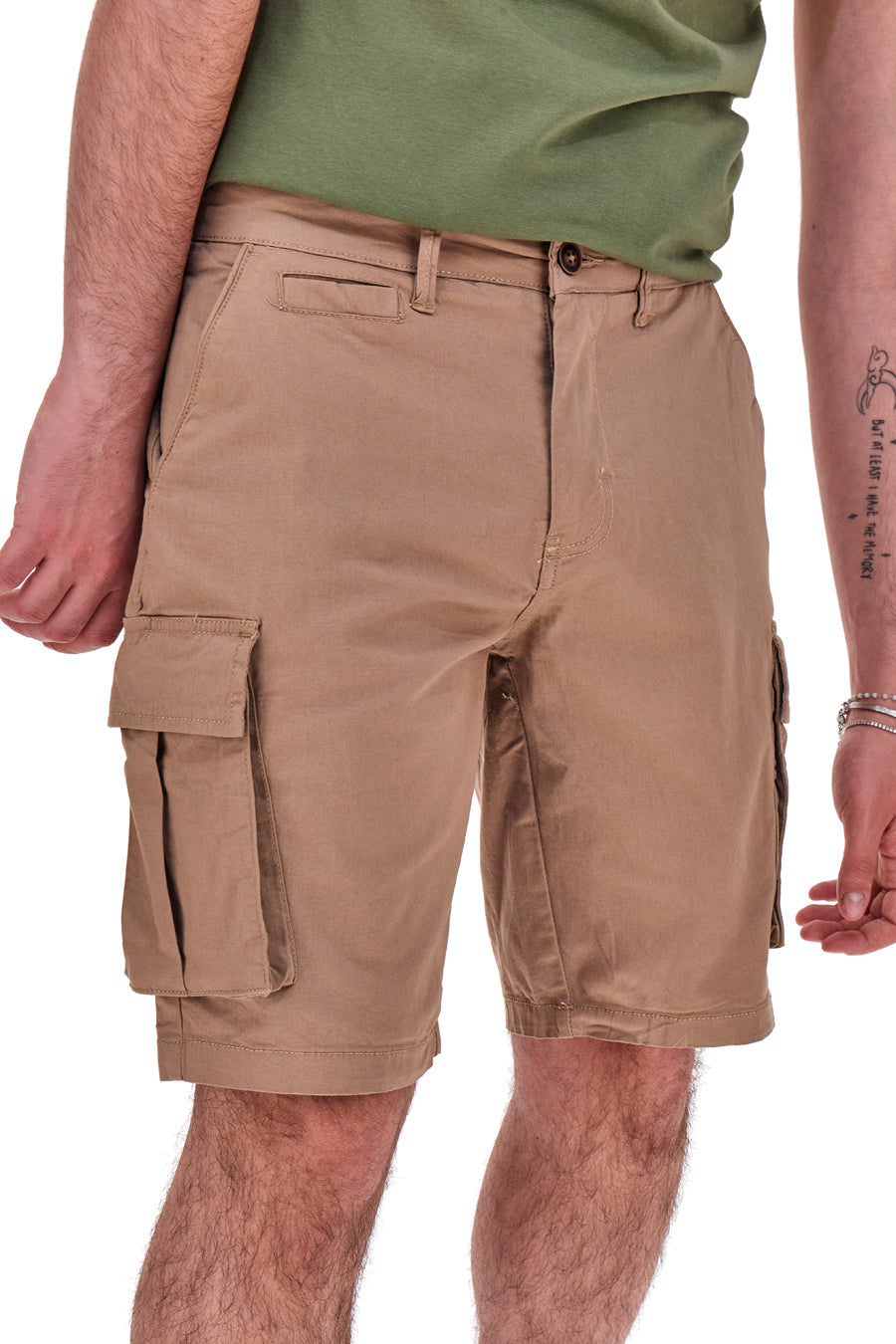 Beige Cargo-Bermudashorts für Herren No Limits 004S24