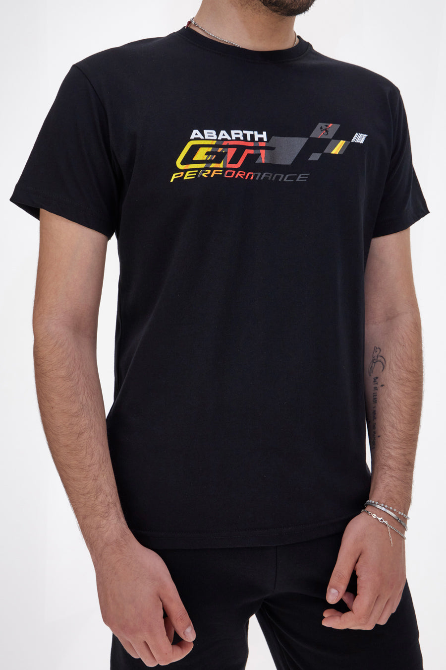 T-Shirt Mezza Manica Nera Abarth AH24SS109