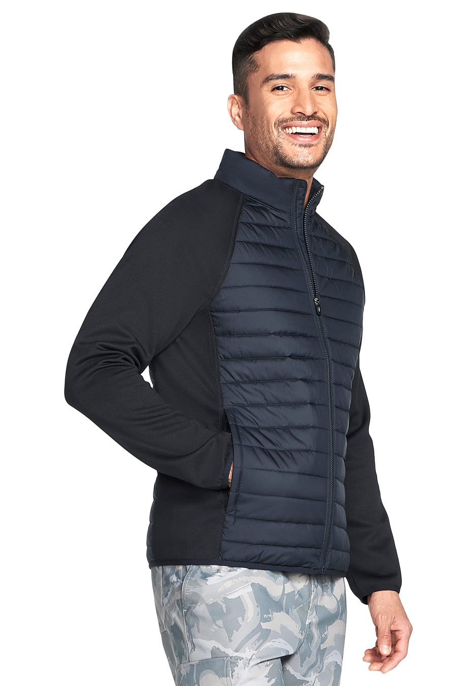 Weste mit Ärmeln aus schwarzem Stoff GO SHIELD Hybrid Jacket 2