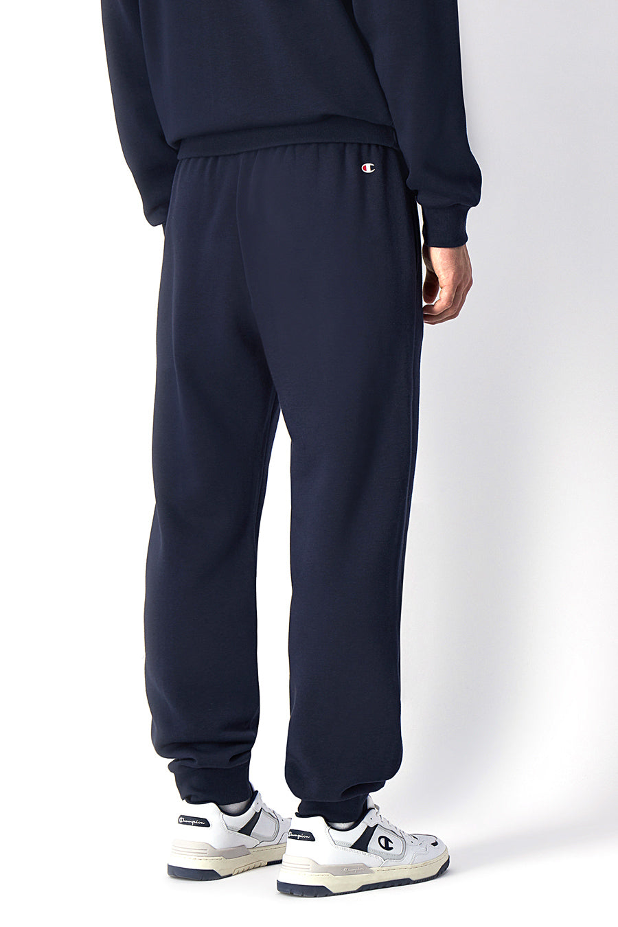 Pantalone Sportivo felpato blue CHAMPION RIB CUFF PANTS